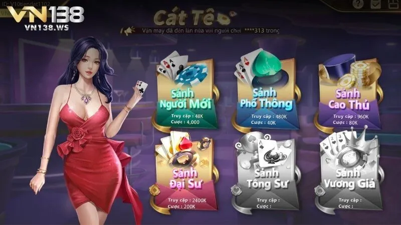 Cát tê là trò đánh bài đối kháng hấp dẫn