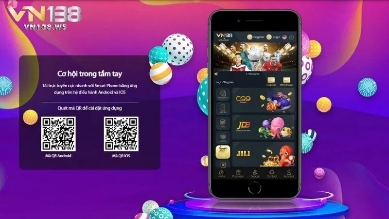 Hướng dẫn tải app VN138 về Android/iOS dễ hiểu cho tân binh