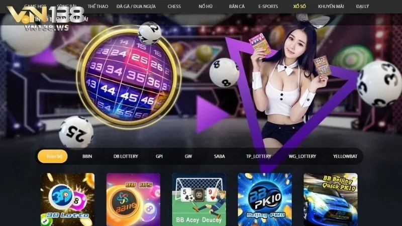 Một số sảnh xổ số uy tín hợp tác cùng VN138