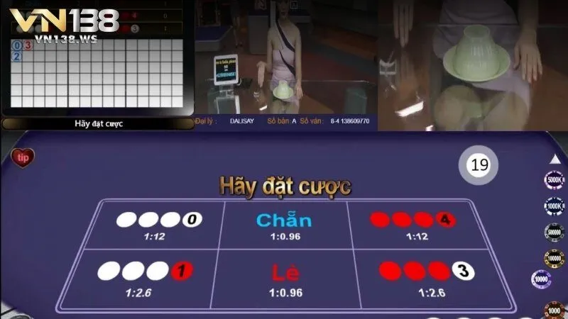Nuôi tụ Chẵn hoặc Lẻ khi chơi Xóc Đĩa VN138